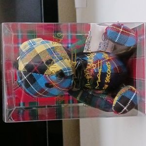 MAC Cosmetics x GUND "Sir Teddy" Teddy Bear Holiday Ornament (RARE)